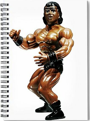 Plastic Toy Action Figure Spiral Notebook