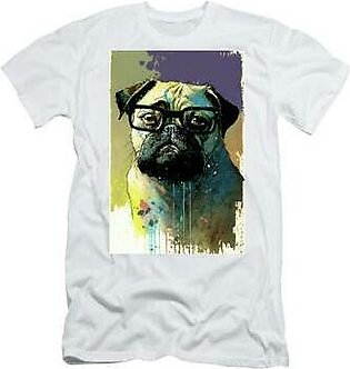 The Pug Dog With Sunglasses - Composition 007 T-Shirt