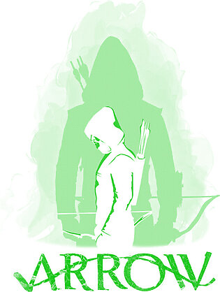 Green Arrow Fleece Blanket