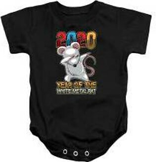 2020 Year Of The White Metal Rat Chinese #1 Baby Onesie