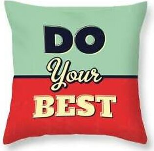 Stay Awesome Poster White Throw Pillow