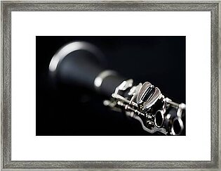 Detail Of A Clarinet #1 Framed Print