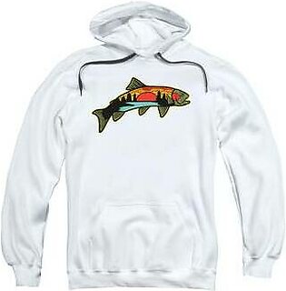 Trout Fishing Angler Nature Trout Illustration Bass Sweatshirt