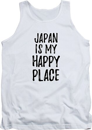 Japan Is My Happy Place Nostalgic Traveler Gift Idea Missing Home Souvenir Tank Top