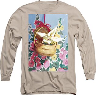 Sweetgrass Basket with Lilies Long Sleeve T-Shirt