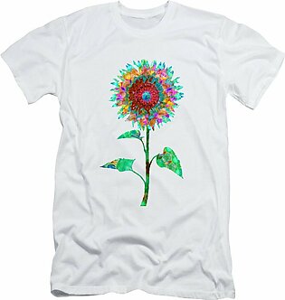 Wild Sunflower - Colorful Flower Art - Sharon Cummings T-Shirt