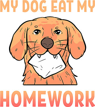 School My Dog Eat My Homework design Fleece Blanket