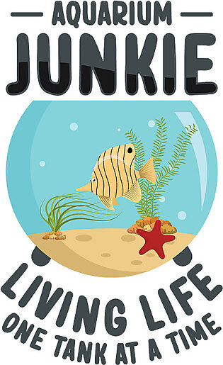 Aquarium Fishkeeping Aquarium Junkie Fish Tank #4 Kids T-Shirt