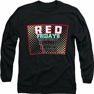 Marines Army Soldier Navy Memorial Day RED Fridays I Wear Red Veteran Gift Long Sleeve T-Shirt