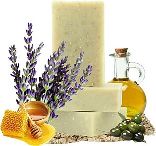 Honey Oatmeal Handmade 58% Olive Oil Base Natural Soap - 4 oz. by Intense Oud