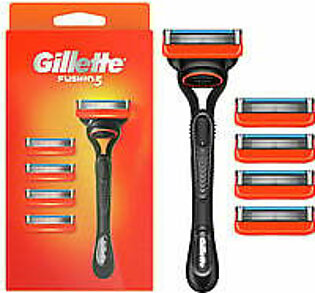 Gillette Fusion5 Razor + 4 Replacement Blades
