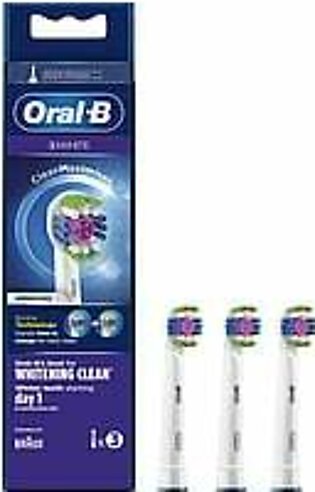 Oral-B 3D White Replacement Head Electric Toothbrush x3