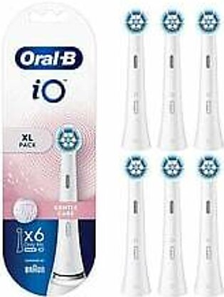Oral-B iO Gentle Care Replacement Head Electric Toothbrush White x6