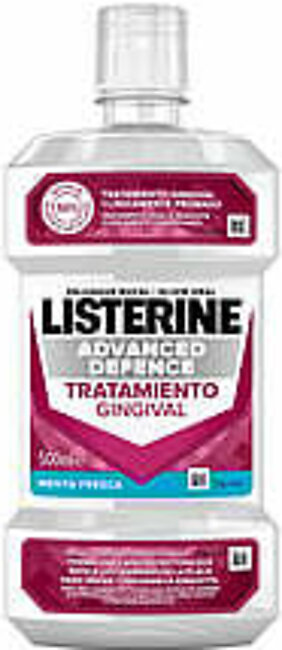 Listerine Advanced Defence Gum Treatment Mouthwash 500ml (16.9 fl oz)