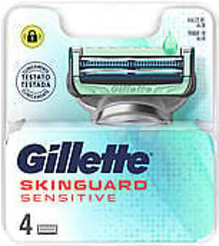 Gillette SkinGuard Sensitive Replacement Razor Blades x4