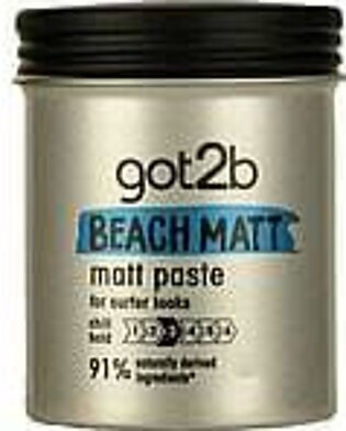 Schwarzkopf got2b Beach Matt Paste 100ml (3.38fl oz)