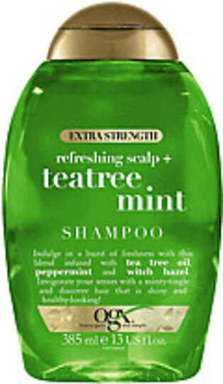 OGX Refreshing Scalp + Teatree Mint Extra Strength Shampoo 385ml (13 fl oz)