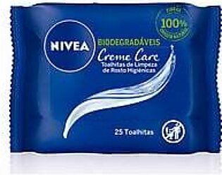 Nivea Creme Care Facial Cleansing Wipes x25