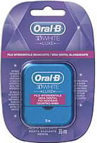 Oral-B 3D White Luxe Dental Floss 35m (38.28yd)
