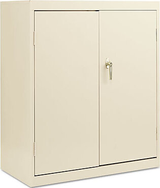 Economy Assembled Storage Cabinet, 36w X 18d X 42h, Putty