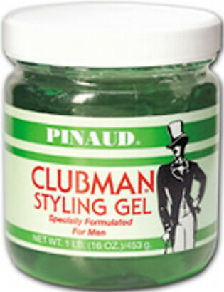 Pinaud Clubman Styling Hair Gel, Hard To Hold - 16 Oz