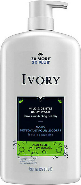 Ivory Mild And Gentle Body Wash, Aloe Scent, 27 Oz