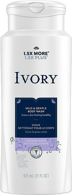 Ivory Clean Body Wash Lavender Scent, 21 Oz