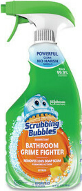 Scrubbing Bubbles Multi Surface Bathroom Cleaner, Citrus Scent, 32 Oz/8 Ea