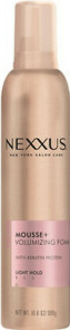 Nexxus Mousse Plus Volumizing Foam Styler Hair, Light Hold, 10.6 Oz