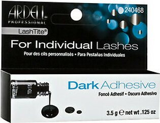 Ardell Lashtite Eyelash Dark Adhesive Bottle, For Individual Lashes, 0.125 Oz