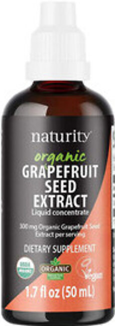 Naturity Organic Grapefruit Seed Extract Liquid, 1.7 Oz
