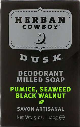 Herban Cowboy Organic Grooming Milled Soap, Dusk, 5 Oz