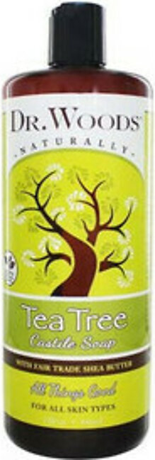 Dr.Woods Shea Vision Pure Tea Tree Castile Soap - 32 Oz