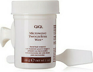 GiGi Microwave Tweezeless Wax Facial Hair Remover, 1 oz