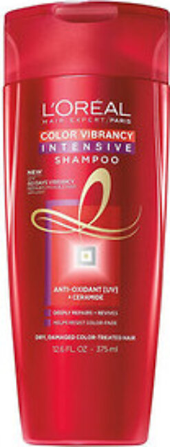 Loreal Paris Hair Expert Color Vibrancy Intensive Hair Shampoo, 12.6 Oz