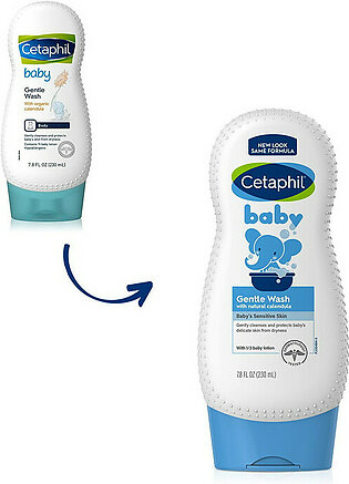 Cetaphil Baby Gentle Wash with Organic Calendula, 7.8 Oz