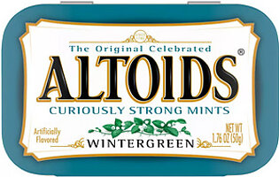 Altoids Curiously Strong Mints With Wintergreen Flavor, 1.7 Oz / 12 Tins