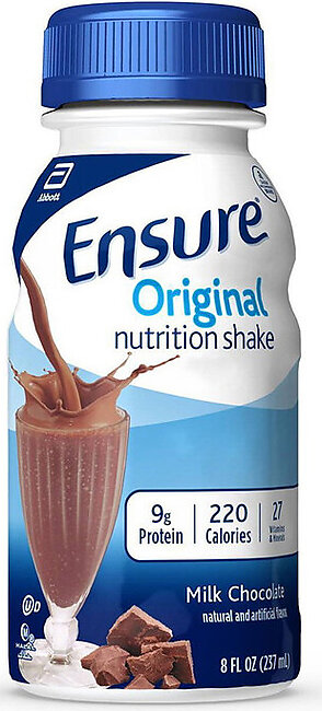 Ensure Nutritious Original Nutrition Creamy Milk Chocolate Shake, 8 oz, 24