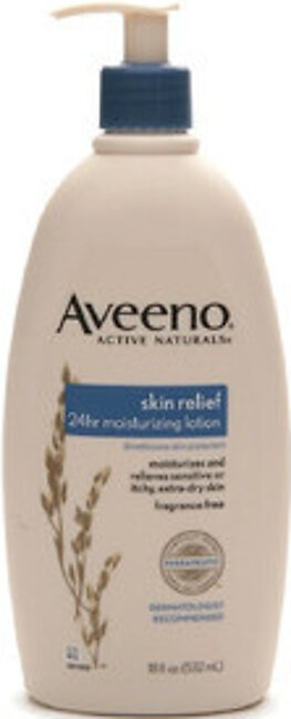 Aveeno Active Naturals Skin Relief Moisturizing Lotion, Fragrance Free - 18 Oz