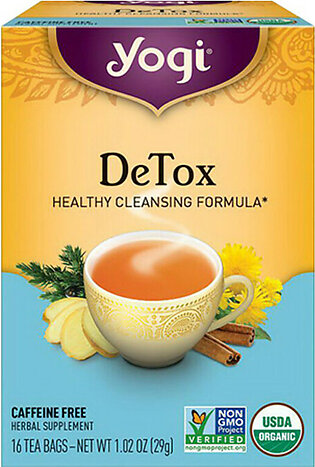 Yogi Detox Herbal Supplement Tea Bags - 16 Ea