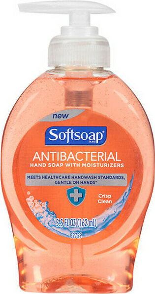 Softsoap Antibacterial Hand Soap With Moisturizers, Crisp Clean - 5.5 Oz