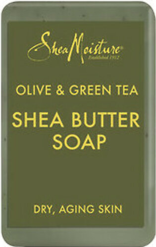 SheaMoisture Olive and Green Tea Shea Butter Soap, 8 oz