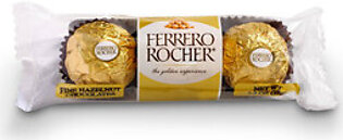 Ferrero Rocher Roasted Hazelnut Creamy Chocolates, 3 Ea/12 Pack