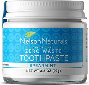 Nelson Naturals Spearmint Fluoride Free Toothpaste, 3.3 oz