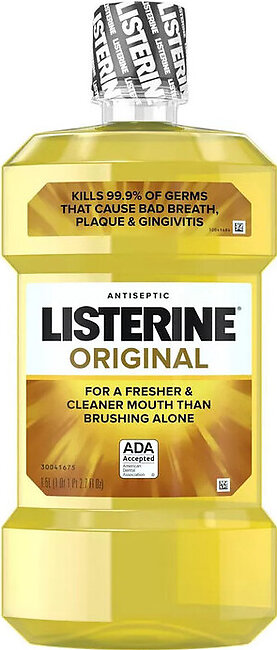 Listerine Original Antiseptic Mouthwash, 1.5 Liter