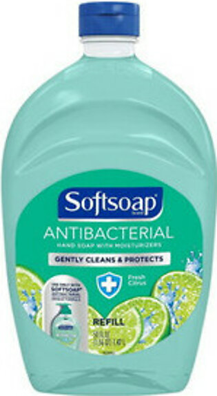 Softsoap Antibacterial Hand Soap Refill, Fresh Citrus, 50 Oz