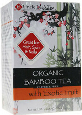 Uncle Lees Tea Organic Bamboo With Exotic Fruit Tea, 18 Ea