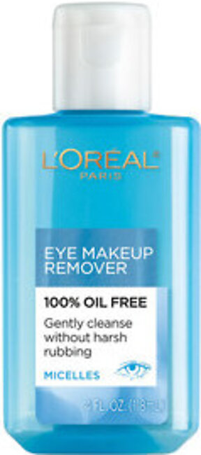 Loreal Dermo-Expertise Refreshing Oil-Free Eye Makeup Remover, 4 oz