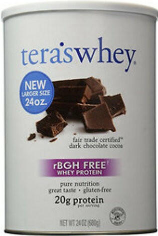 Teras Whey Protein Fair Trade Dark Chocolate Cocoa, 24 Oz