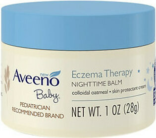 Aveeno Baby Eczema Therapy Nighttime Balm For Skin, 1 oz